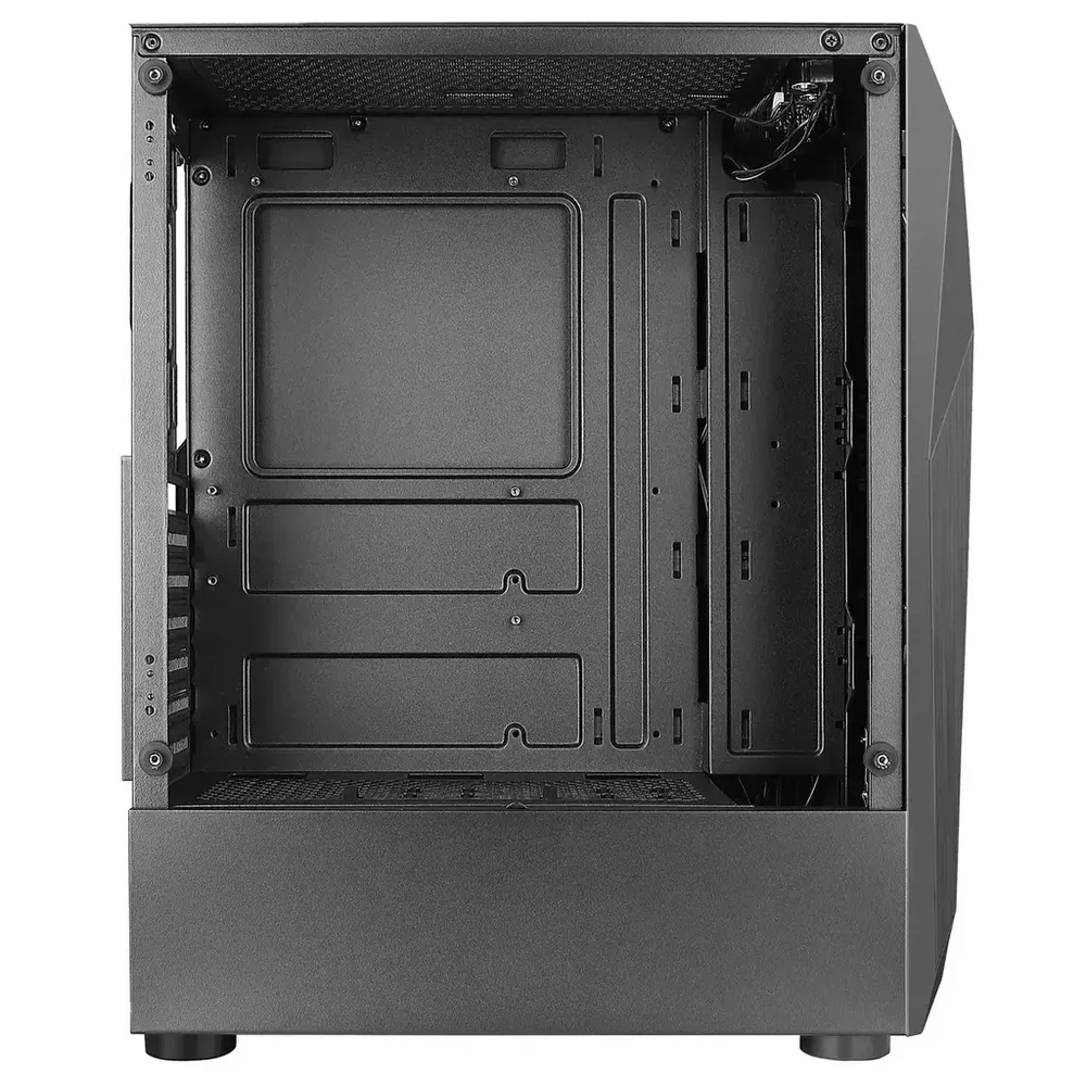 Imagem 3 de 5 do produto Gabinete Gamer Rise Mode X4 Glass Black S/ Fans - Rm-x4-04-fb.