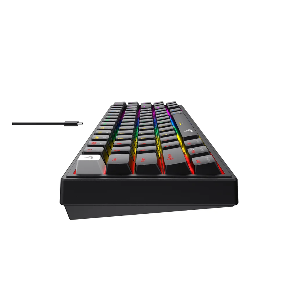 Teclado Mecanico Rise Mode Gm1 Pro Black RGB Switch Outemu Brown - Rm-tcm-gm1p-bbro. Teclado Mecanico Rise Mode Gm1 Pro Black RGB Switch Outemu Brown - Rm-tcm-gm1p-bbro.