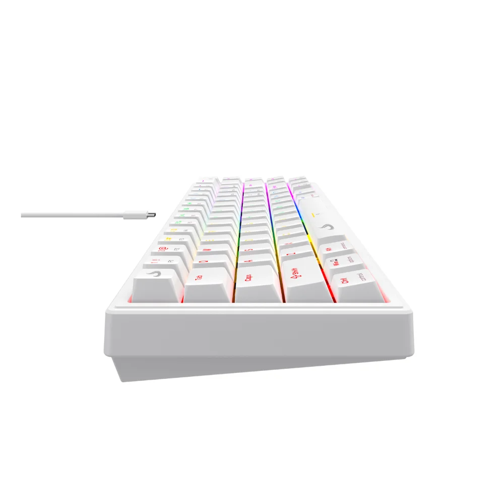 Imagem 3 de 5 do produto Teclado Mecanico Rise Mode Gm1 Pro White RGB Switch Outemu Blue - Rm-tcm-gm1p-wblue.