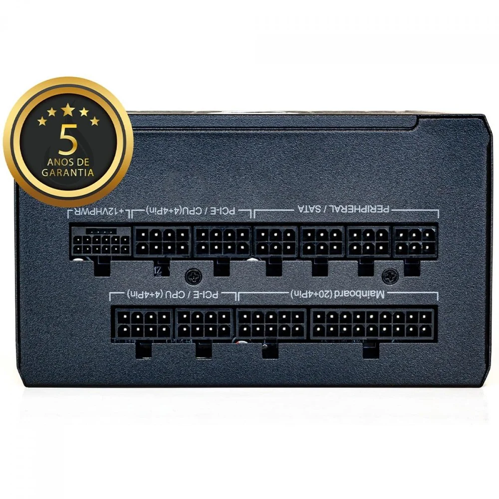 Imagem 5 de 5 do produto Fonte Gamer Rise Mode Zeus 1000w Ctr Platinum Full Modular Preto - Rm-psu-01-pa-1000.