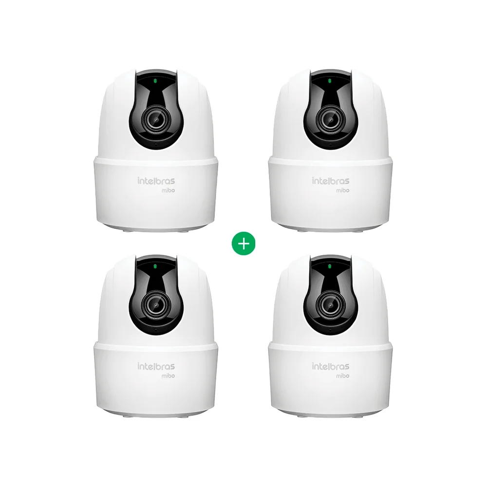 Kit Câmera Inteligente Full Hd Ime 360 C Intelbras - 4 Unidades