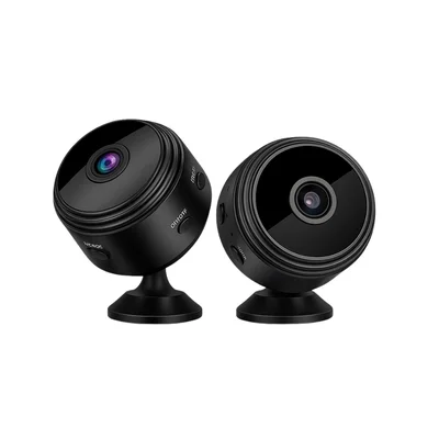 Kit 2 Câmera A9 Mini Hd Sensor De Presença Wi-fi Com Suporte