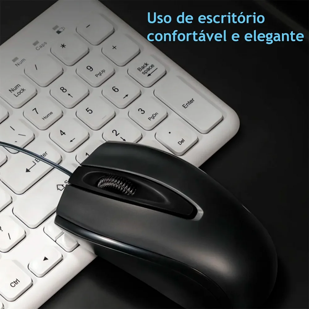 Imagem 2 de 5 do produto Mouse X4 Com Fio Usb Para PC Computador Notebook Macbook
