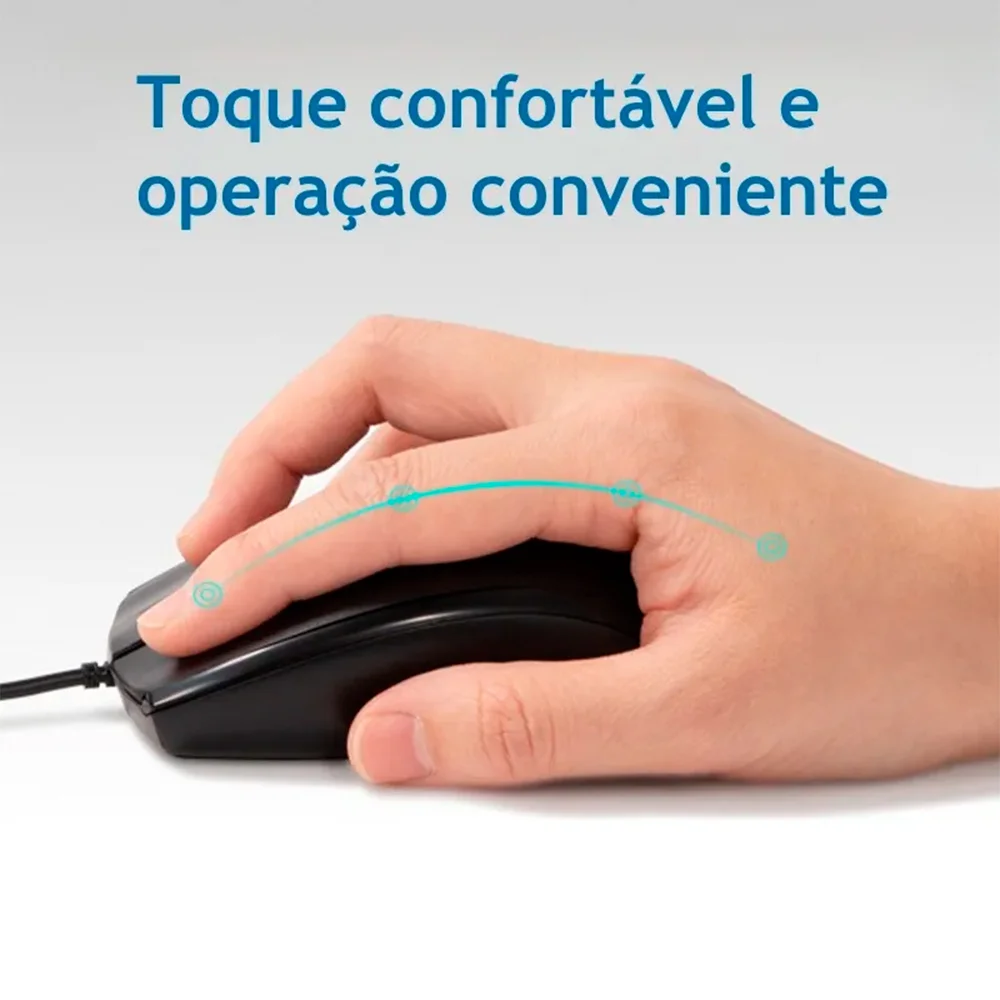 Imagem 4 de 5 do produto Mouse X4 Com Fio Usb Para PC Computador Notebook Macbook