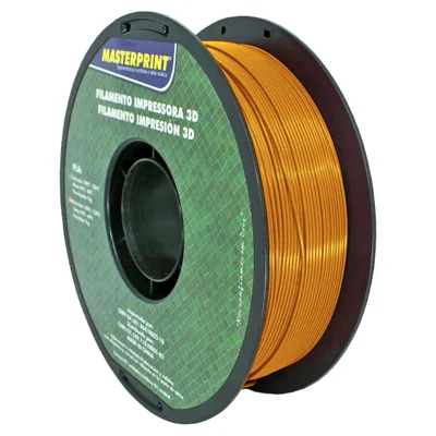 Filamento 3d - Pla Dourado - Rolo 1kg (1.75mm) Der 5 - Mp
