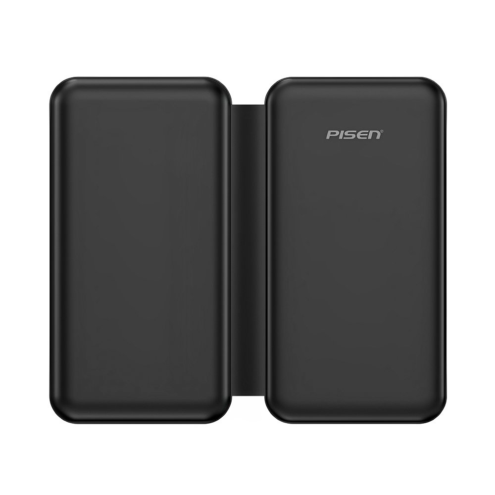 Carregador Magnético Pisen 3 In 1 Portátil Sem Fio Preto