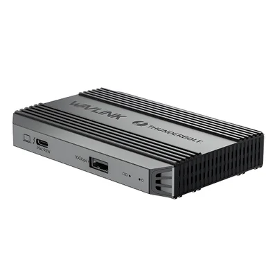 Hub Dock Wavlink Thunderbolt4 4k60hz Pd 100w Usb-a Preto