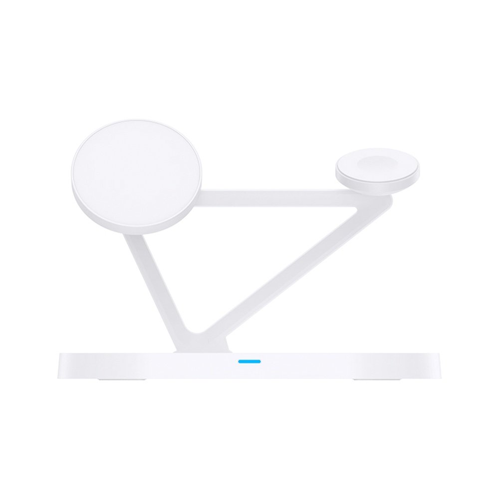 Suporte Carregamento Sem Fio Pisen Tp-c24 3-in-1 Branco