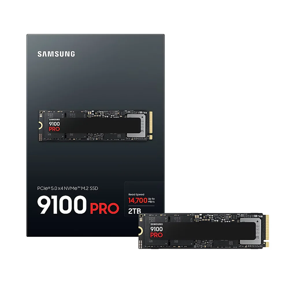 SSD 2TB M.2 Nvme PCie 5.0 14700mb Leit 13400mb Gra 9100 Pro Mz-vap2t0bw Samsung