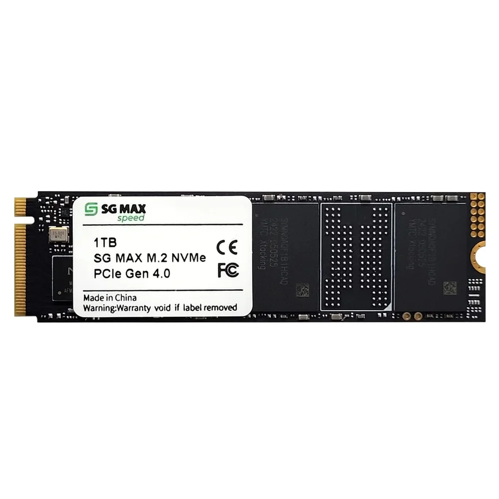 Imagem 2 de 4 do produto SSD 1TB M.2 Nvme PCie 4.0 7000mbs Leit 6000mbs Grav Sgm1000ss7k Sgmax