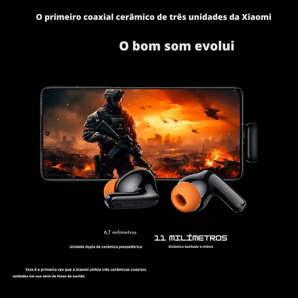Xiaomi 15T + Redmi Buds 6 Pro 限定セット Fone De Ouvido Redmi Buds 6 Pro Xiaomi Original Preto | MercadoLivre
