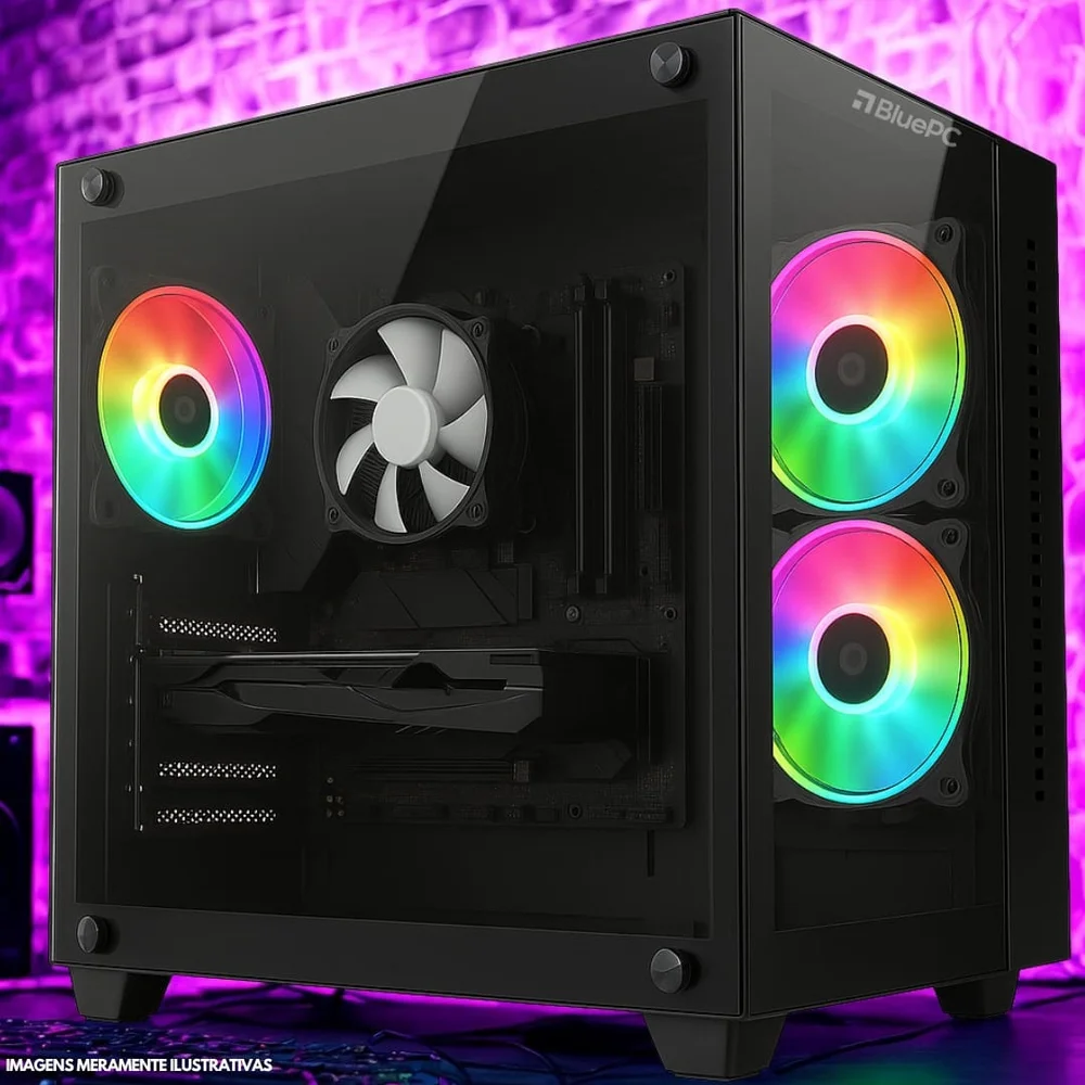 PC Gamer Bluepc Rush - Intel Core i7 16gb Ram Radeon Rx 580 8GB SSD 512gb - Pgbp-rus1019