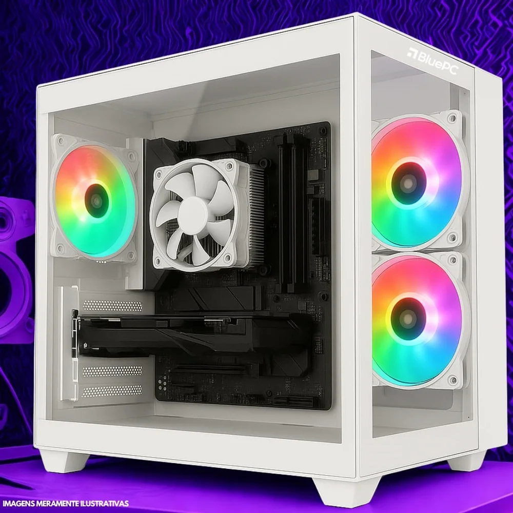 PC Gamer Bluepc Rush - Intel Core i7 16gb Ram Radeon Rx 550 4gb SSD 512gb Branco - Pgbp-rus1033 - view 2