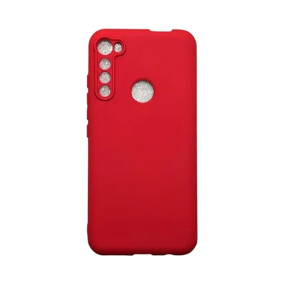 Capa Moto One Fusion Plus Silicone Aveludada Protege Câmera Colorida Capinha Anti Impacto Moto One Fusion Plus:vermelho