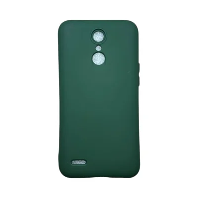 Capa Lg K10 2017 Silicone Aveludada Colorida Capinha Anti Impacto Lg K10 2017:verde Escuro