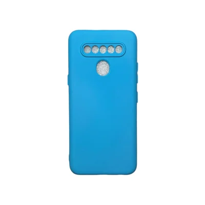 Capa Lg K41s / K51s Protege Ao Redor Da Câmera Silicone Aveludada Colorida Case Capinha Anti Impacto Lg K51s \ K41s:azul