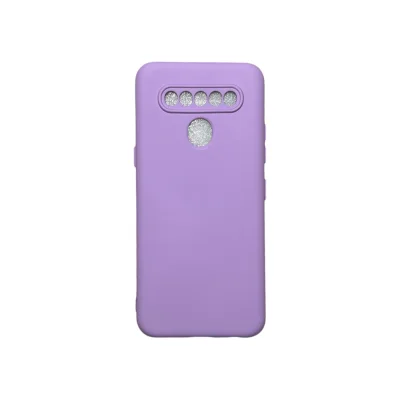 Capa Lg K41s / K51s Protege Ao Redor Da Câmera Silicone Aveludada Colorida Case Capinha Anti Impacto Lg K51s \ K41s:lilá