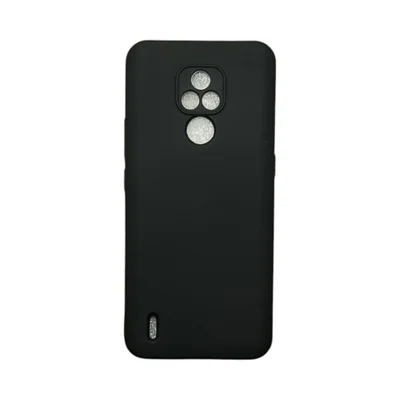 Capa Moto E7 Silicone Aveludada Protege Câmera Colorida Capinha Anti Impacto Moto E7:preto