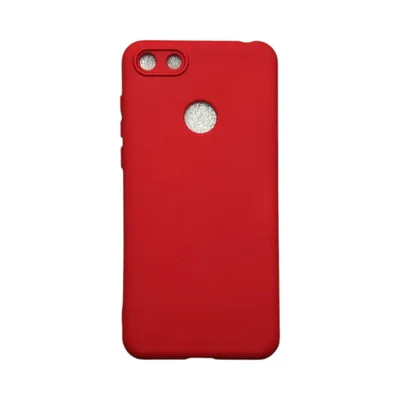 Capa Moto E6 Play Silicone Aveludada Protege Câmera Colorida Capinha Anti Impacto Moto E6 Play:vermelho