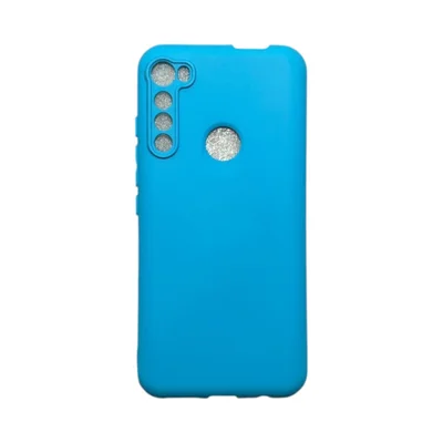 Capa Moto One Fusion Plus Silicone Aveludada Protege Câmera Colorida Capinha Anti Impacto Moto One Fusion Plus:azul Céu