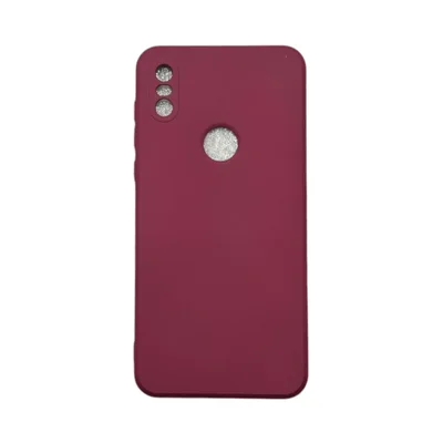 Capa Moto One Silicone Aveludada Protege Câmera Colorida Capinha Anti Impacto Moto One:vinho