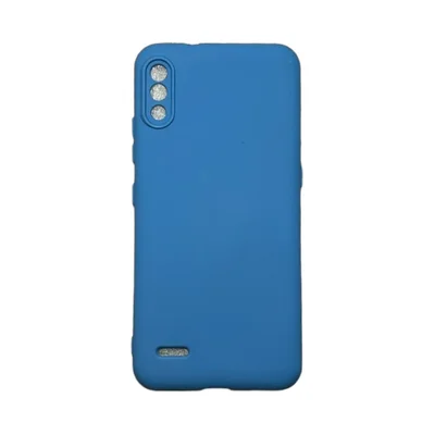 Capa Lg K22 / K22 Plus Silicone Aveludada Colorida Capinha Anti Impacto K22 / K22 Plus:azul