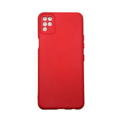 Capa Lg K52 Silicone Aveludada Protege Câmera Colorida Capinha Anti Impacto Lg K52:vermelho