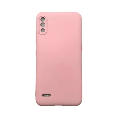 Capa Lg K22 / K22 Plus Silicone Aveludada Colorida Capinha Anti Impacto K22 / K22 Plus:rosa 01