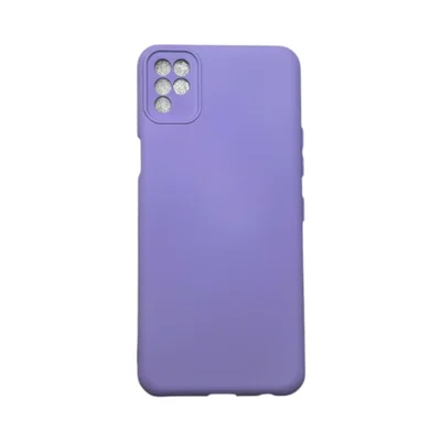 Capa Lg K52 Silicone Aveludada Protege Câmera Colorida Capinha Anti Impacto Lg K52:roxo