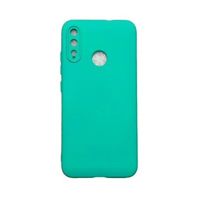Capa Moto E6 Plus Silicone Aveludada Colorida Capinha Anti Impacto Moto E6 Plus:verde Água