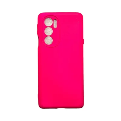 Capa Moto Edge 30 Pro Silicone Aveludada Protege Câmera Colorida Capinha Anti Impacto Mt Edge 30 Pro:pink