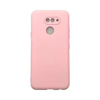 Capa Lg K40s Protege Ao Redor Da Câmera Silicone Aveludada Colorida Case Capinha Anti Impacto Lg K40s:rosa Bebê