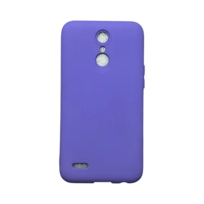 Capa Lg K10 2017 Silicone Aveludada Colorida Capinha Anti Impacto Lg K10 2017:roxo