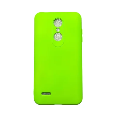 Capa Lg K11 / K11 Plus / K10 2018 Silicone Aveludada Colorida Capinha Anti Impacto Lg K11 / K10 2018:verde Neon
