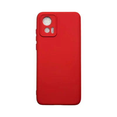 Capa Moto Edge 30 Neo Silicone Aveludada Protege Câmera Colorida Capinha Anti Impacto Moto Edge 30 Neo:vermelho