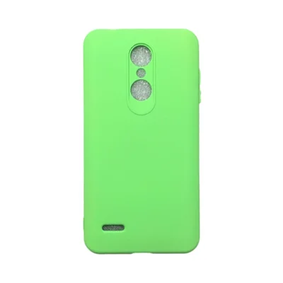 Capa Lg K11 / K11 Plus / K10 2018 Silicone Aveludada Colorida Capinha Anti Impacto Lg K11 / K10 2018:verde Folha