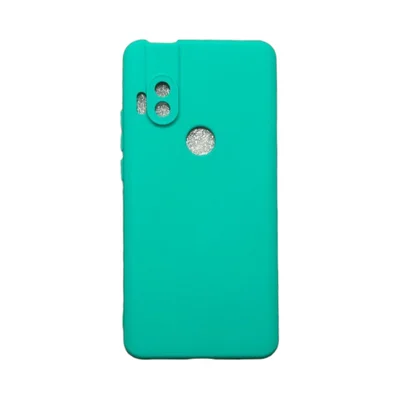 Capa Moto One Hyper Silicone Aveludada Protege Câmera Colorida Capinha Anti Impacto Moto One Hyper:verde Água