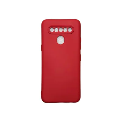 Capa Lg K41s / K51s Protege Ao Redor Da Câmera Silicone Aveludada Colorida Case Capinha Anti Impacto Lg K51s \ K41s:verm