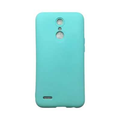 Capa Lg K10 2017 Silicone Aveludada Colorida Capinha Anti Impacto Lg K10 2017:turquesa