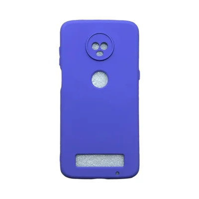 Capa Moto Z3 Play Silicone Aveludada Protege Câmera Colorida Capinha Anti Impacto Moto Z3 Play:roxo