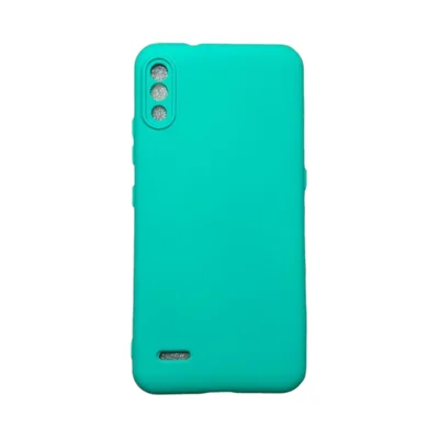 Capa Lg K22 / K22 Plus Silicone Aveludada Colorida Capinha Anti Impacto K22 / K22 Plus:verde Água
