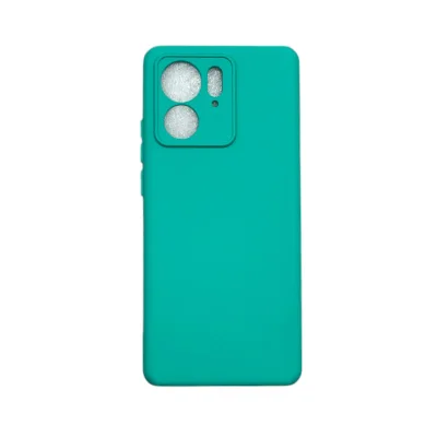 Capa Moto Edge 40 (normal) Silicone Aveludada Protege Câmera Colorida Capinha Anti Impacto Moto Edge 40:verde Água