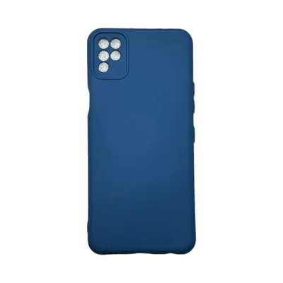 Capa Lg K52 Silicone Aveludada Protege Câmera Colorida Capinha Anti Impacto Lg K52:azul Escuro