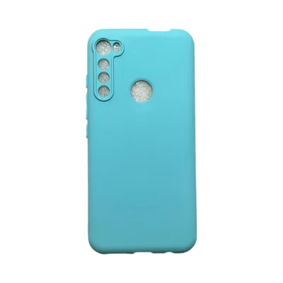 Capa Moto One Fusion Plus Silicone Aveludada Protege Câmera Colorida Capinha Anti Impacto Moto One Fusion Plus:turquesa