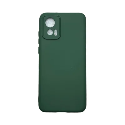 Capa Moto Edge 30 Neo Silicone Aveludada Protege Câmera Colorida Capinha Anti Impacto Moto Edge 30 Neo:verde Escuro