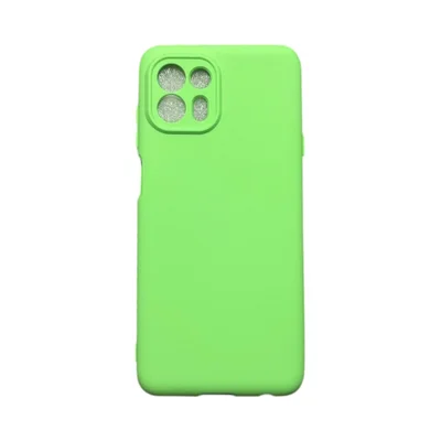 Capa Moto Edge 20 Lite Silicone Aveludada Protege Câmera Colorida Capinha Anti Impacto Moto Edge 20 Lite:verde Folha