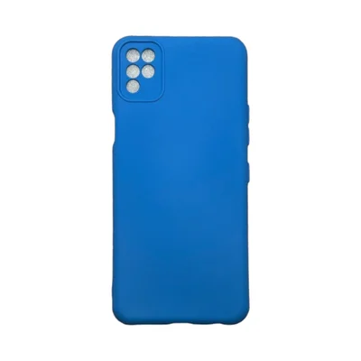 Capa Lg K52 Silicone Aveludada Protege Câmera Colorida Capinha Anti Impacto Lg K52:azul