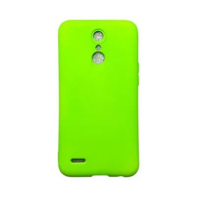 Capa Lg K10 2017 Silicone Aveludada Colorida Capinha Anti Impacto Lg K10 2017:verde Neon