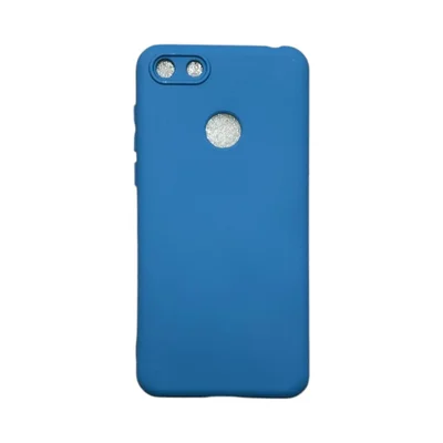 Capa Moto E6 Play Silicone Aveludada Protege Câmera Colorida Capinha Anti Impacto Moto E6 Play:azul