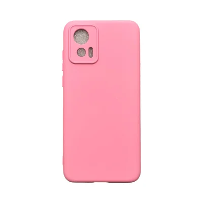 Capa Moto Edge 30 Neo Silicone Aveludada Protege Câmera Colorida Capinha Anti Impacto Moto Edge 30 Neo:rosa Bebê